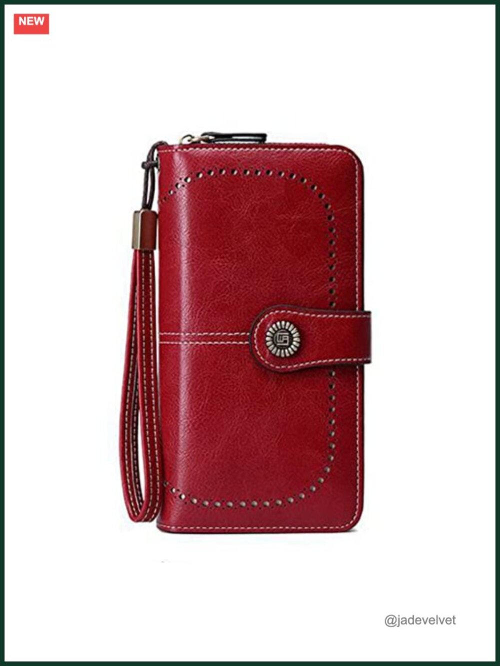 Women Leather Wallet Crossbody Handbag Double Zipper RFID Phone Purse Shoulder